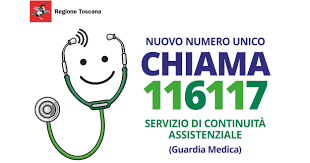 Numero cure non urgenti Regione Toscana 116117