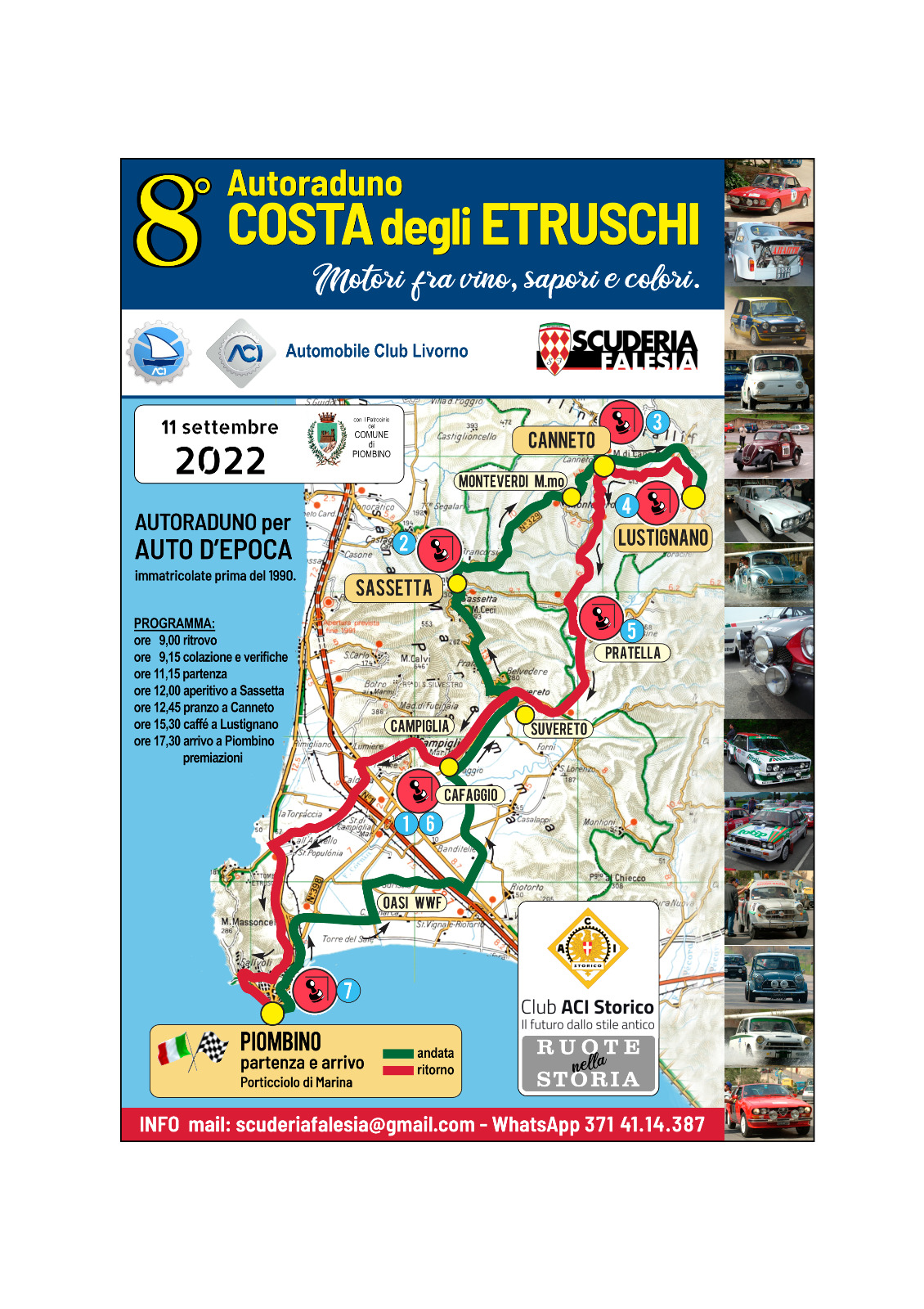 Autoraduno Costa degli Etruschi ACI Livorno