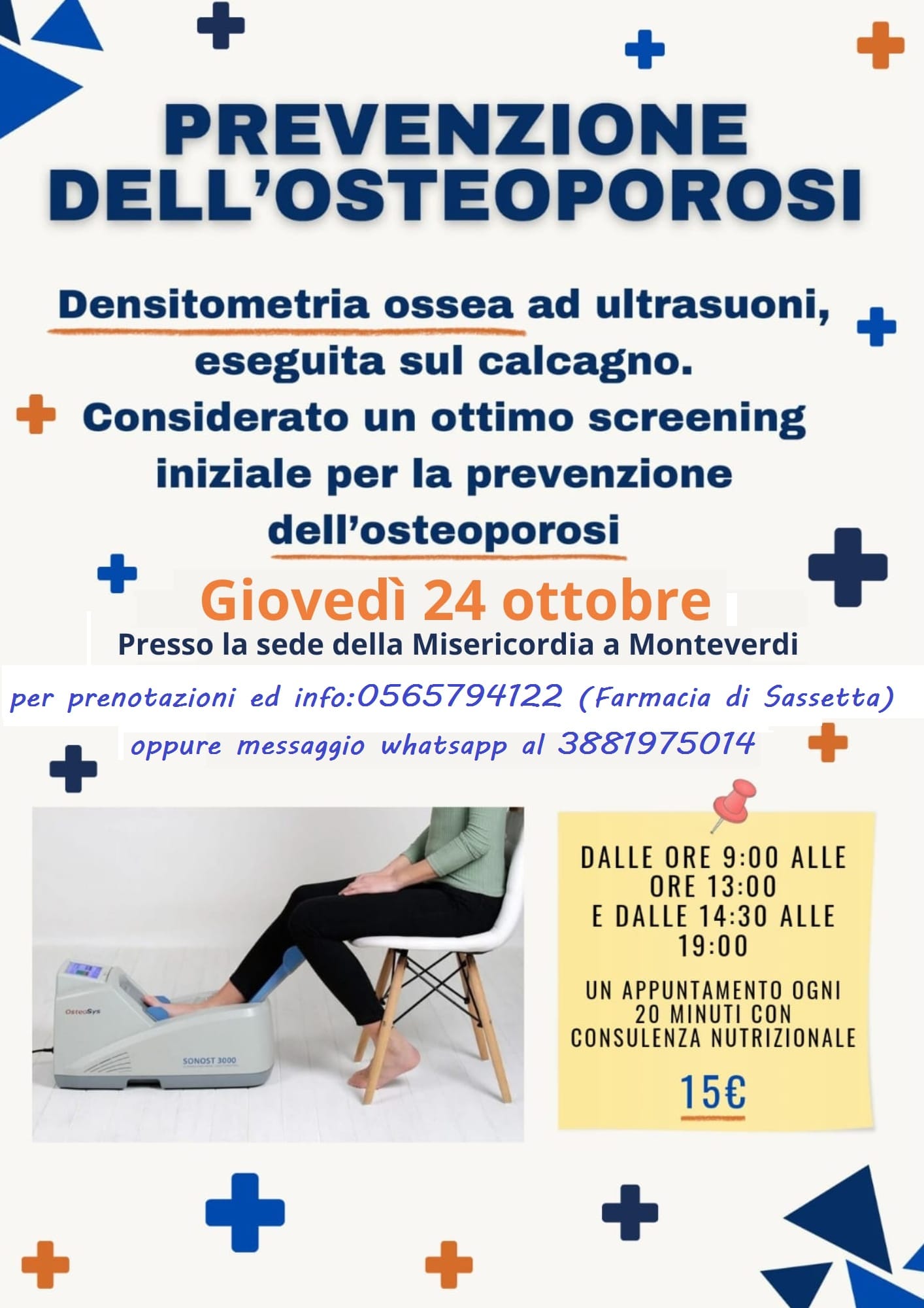 Screening per la prevenzioni dell'Osteoporosi